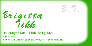 brigitta tikk business card